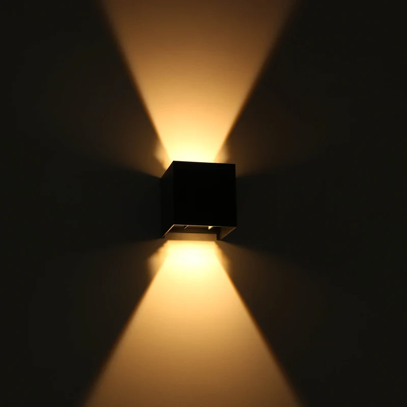 LED Außen-Wandleuchte anthrazit 6 Watt warmweiß IP65 Up-Down - LED's Light