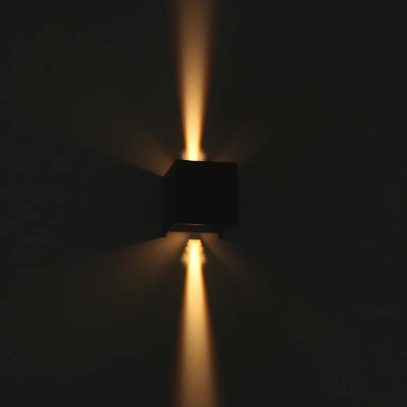 LED Außen-Wandleuchte anthrazit 6 Watt warmweiß IP65 Up-Down - LED's Light