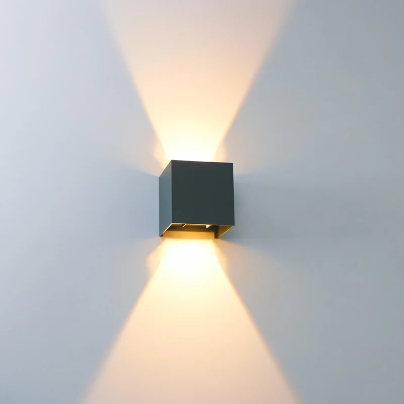 LED Außen-Wandleuchte anthrazit 6 Watt warmweiß IP65 Up-Down - LED's Light