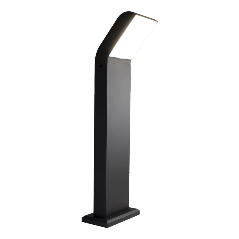 Schwarze LED-Stehleuchte für den Außenbereich 12W IP54 | 80cm | Karlc
