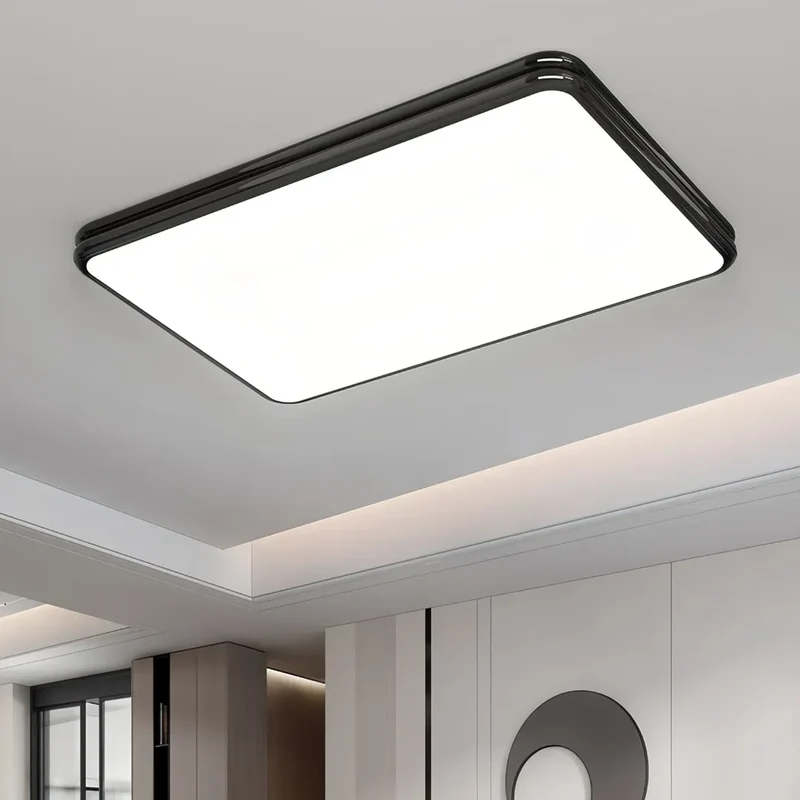 Moderne LED-Deckenleuchte eckig – dimmbar für Schlafzimmer und Wohnzimmer