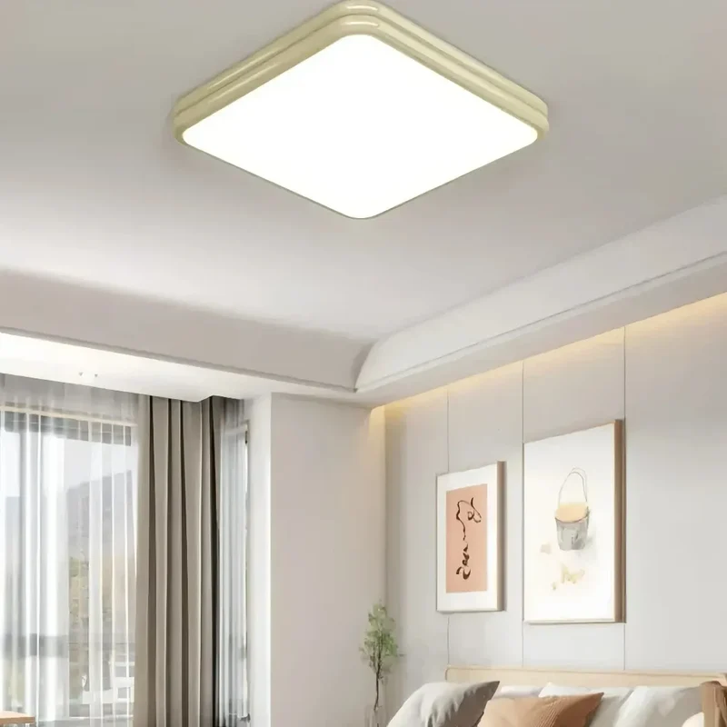 Moderne LED-Deckenleuchte eckig – dimmbar für Schlafzimmer und Wohnzimmer