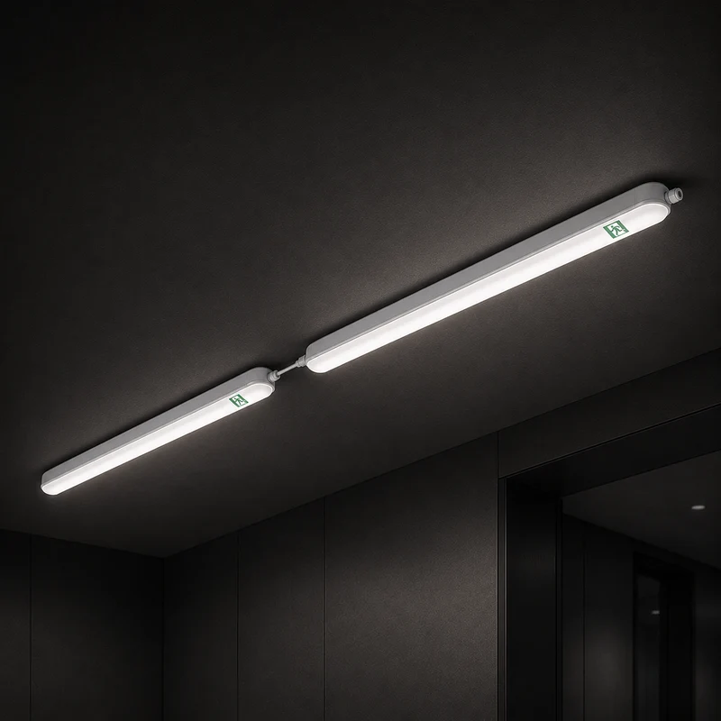 Notbeleuchtung LED-Wannenleuchte | 40W | 120cm | 4000 lm | IP65 wasserdicht