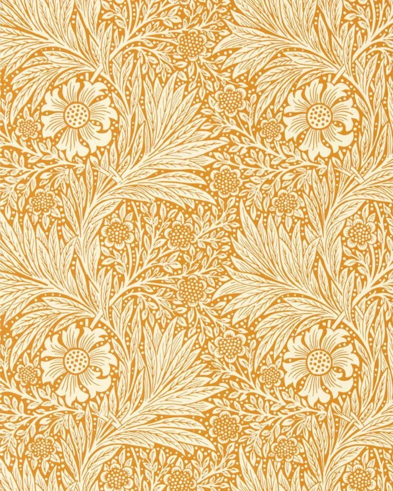 William Morris & Co. Tapet - Marigold Orange