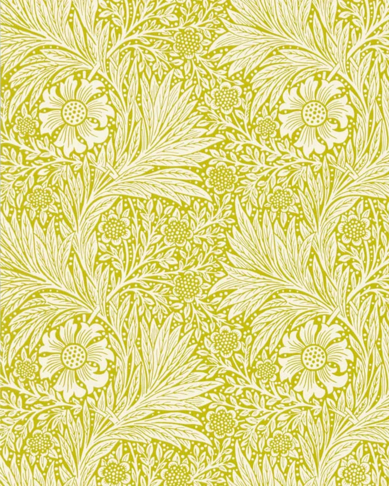 William Morris & Co. Tapet - Marigold Chartreuse