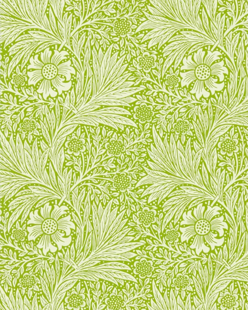 William Morris & Co. Tapet - Marigold Sap Green