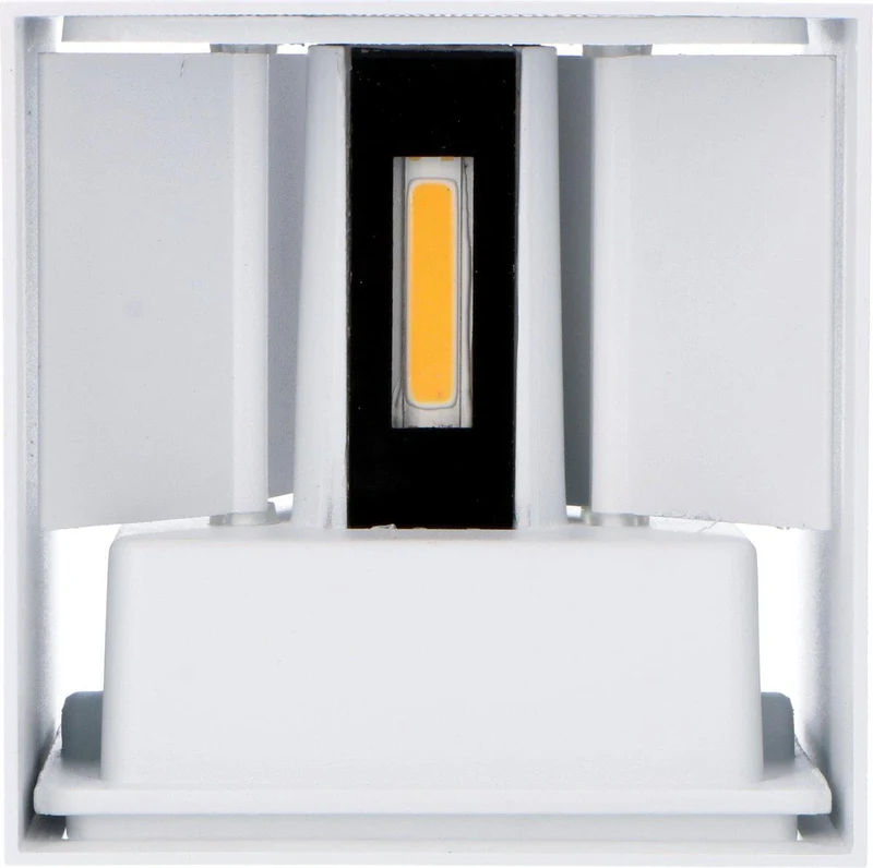 LED Außen-Wandleuchte weiß 6 Watt warmweiß IP65 Up-Down - LED's Light