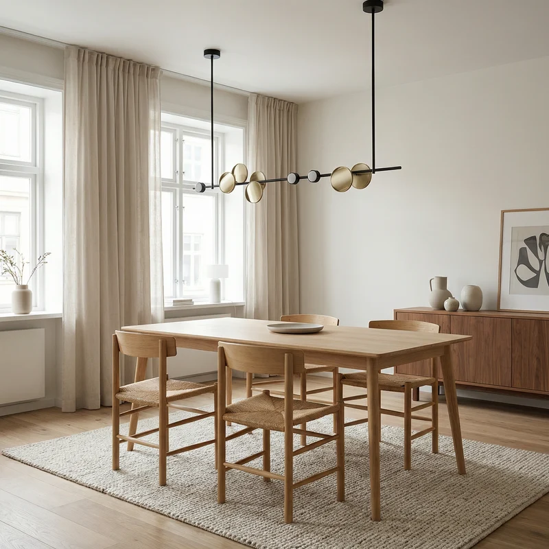 Zweifarbige Metallpendelleuchten mit homogenem und elegantem Licht – Linéa