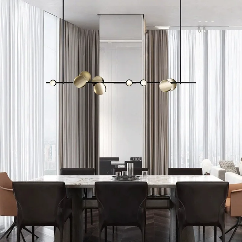 Zweifarbige Metallpendelleuchten mit homogenem und elegantem Licht – Linéa