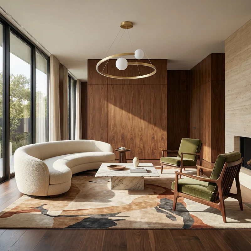 Goldene Design-Deckenleuchte mit minimalistischem und zeitgenössischem Luxus – Zenya