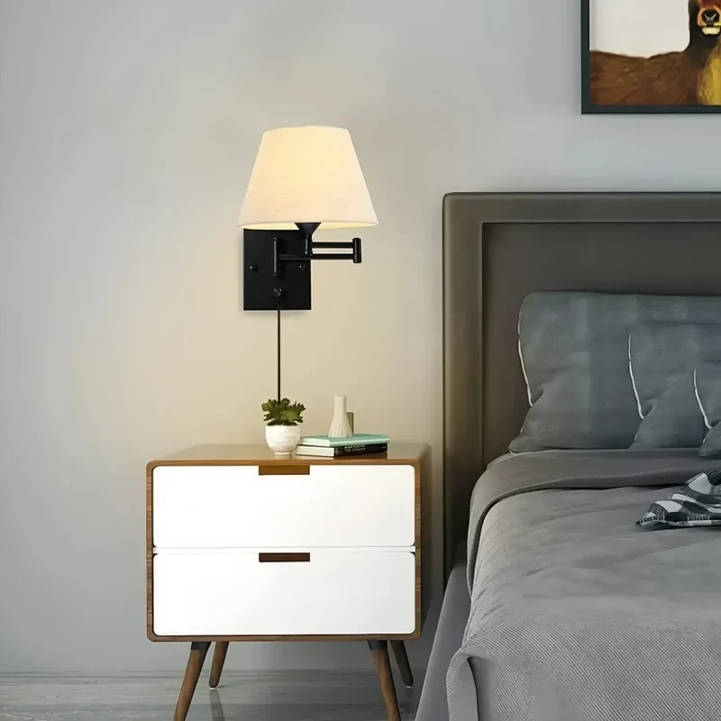 Moderne LED Wandleuchte fürs Schlafzimmer dimmbar und verstellbar