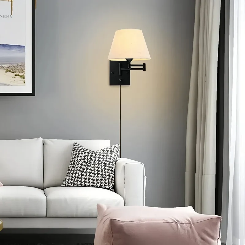 Moderne LED Wandleuchte fürs Schlafzimmer dimmbar und verstellbar
