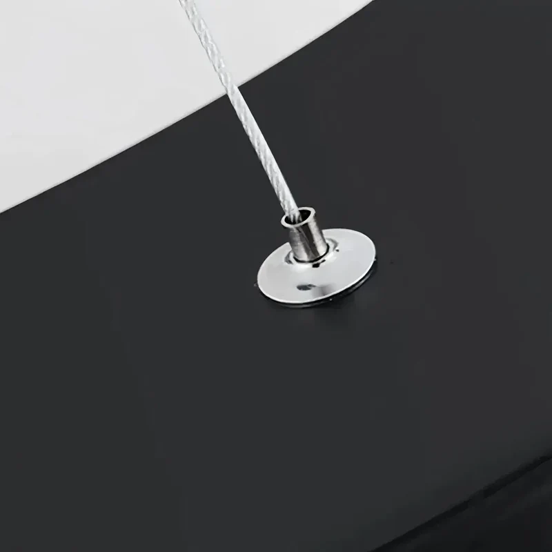 Moderne LED Ring Pendelleuchte – dimmbar, schwarz, ideal für Esszimmer & Büro