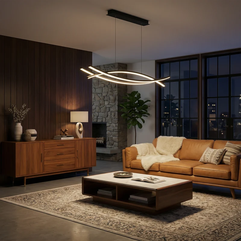LED-Hängeleuchte Sanfter Stil Modern und Elegant – Stilio