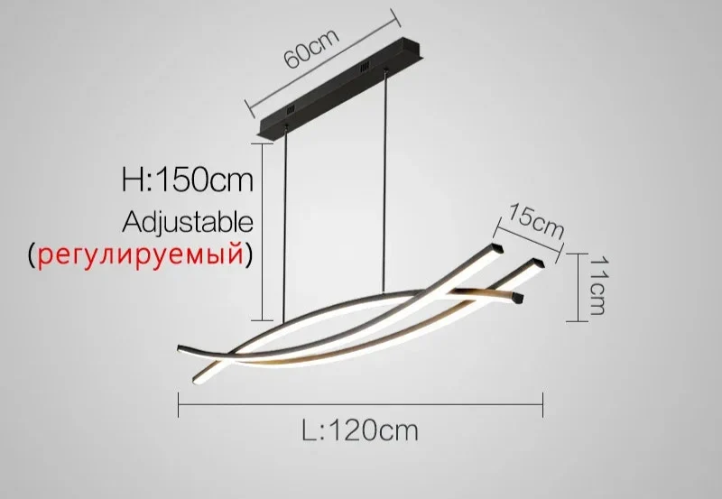 LED-Hängeleuchte Sanfter Stil Modern und Elegant – Stilio