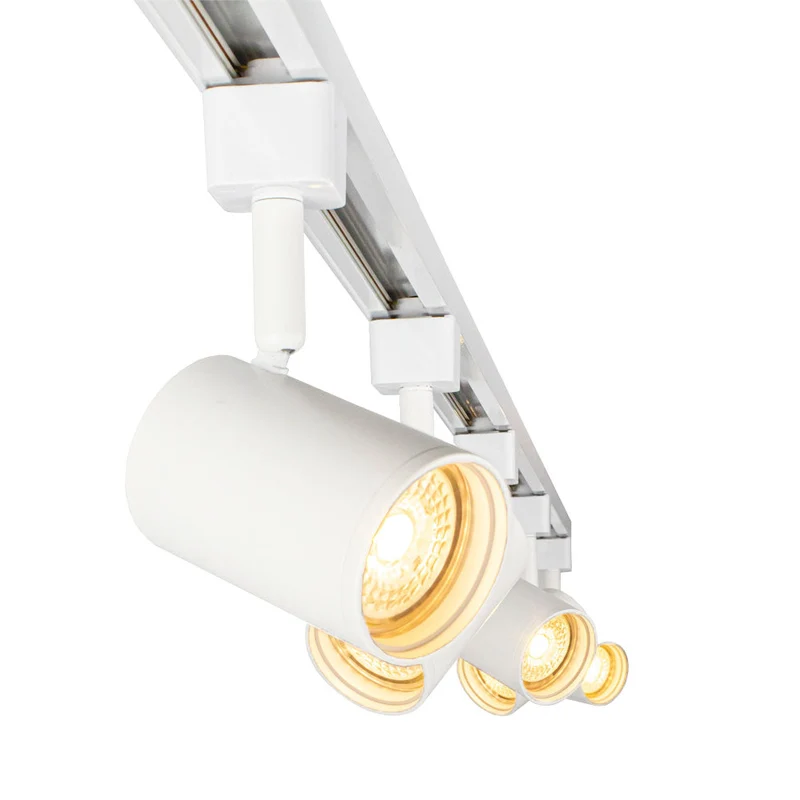 LED 1-Phasen-Schienenstrahler | Weiß | GU10-Fassung