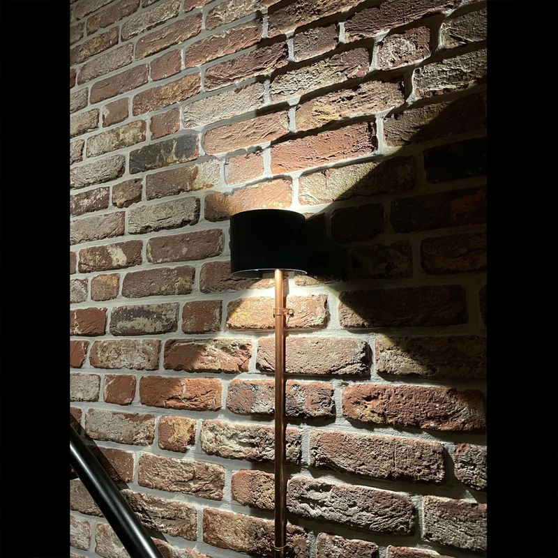 LED-Wandleuchte | Rund | Schwarz | 6 Watt | 3000K (Warmweiß)