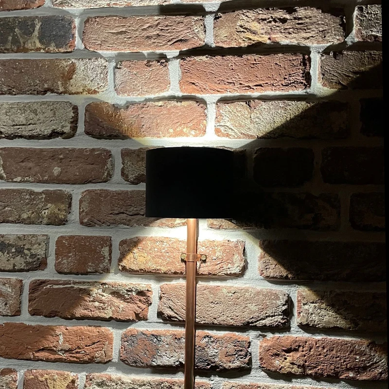 LED-Wandleuchte | Rund | Schwarz | 6 Watt | 3000K (Warmweiß)