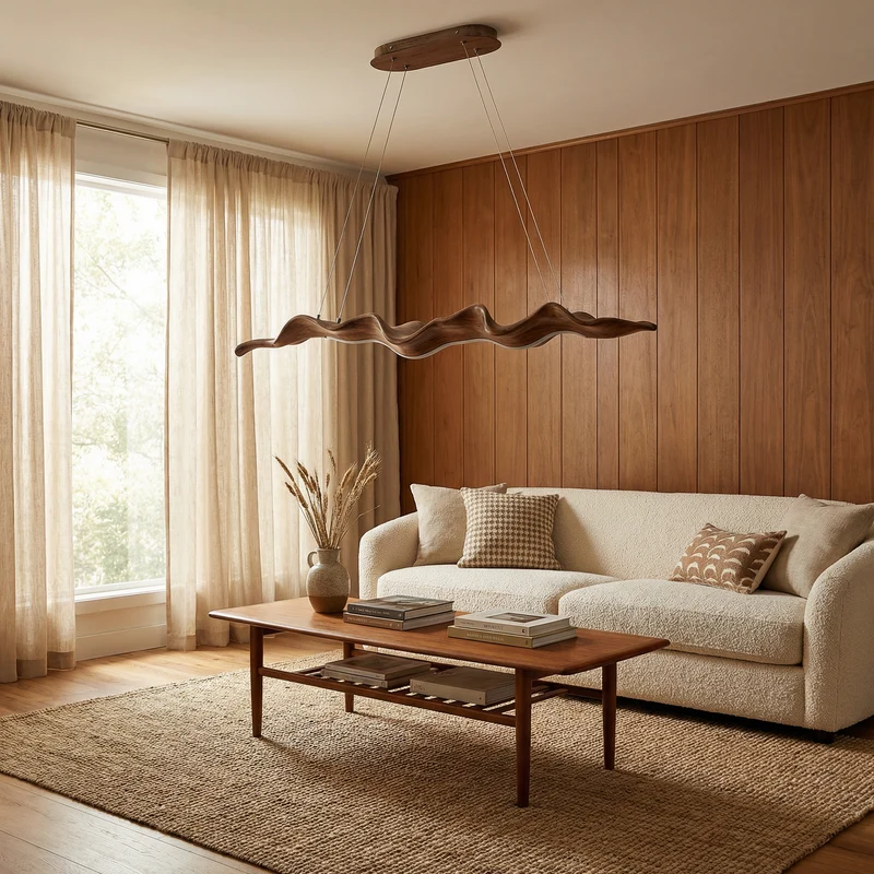Moderne und elegante Hängeleuchte aus Schmiedeeisen – Calypso