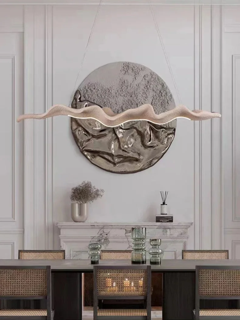 Moderne und elegante Hängeleuchte aus Schmiedeeisen – Calypso