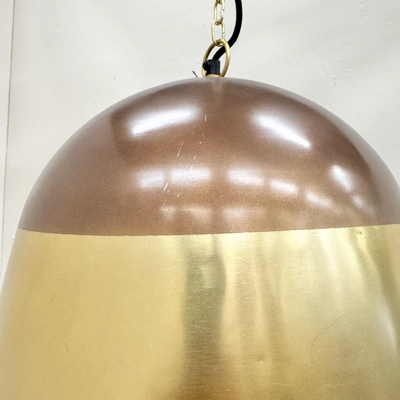 PTMD Mervin Lampe Golden Metall Pendelleuchte Deckenlampe