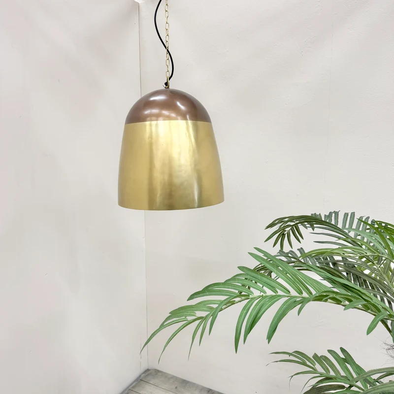 PTMD Mervin Lampe Golden Metall Pendelleuchte Deckenlampe