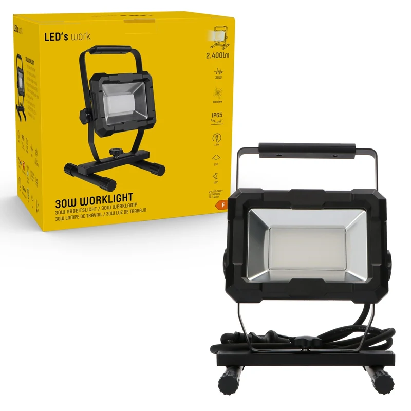 LED-Arbeitsstrahler 30W IP65 1,5m Zuleitung - LED's Work