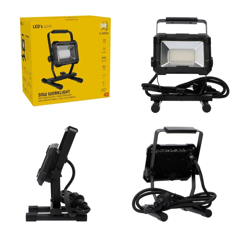 LED-Arbeitsstrahler 30W IP65 1,5m Zuleitung - LED's Work
