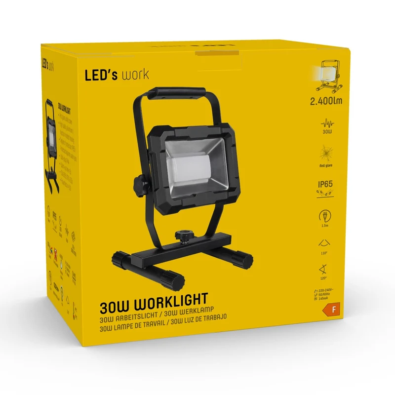 LED-Arbeitsstrahler 30W IP65 1,5m Zuleitung - LED's Work