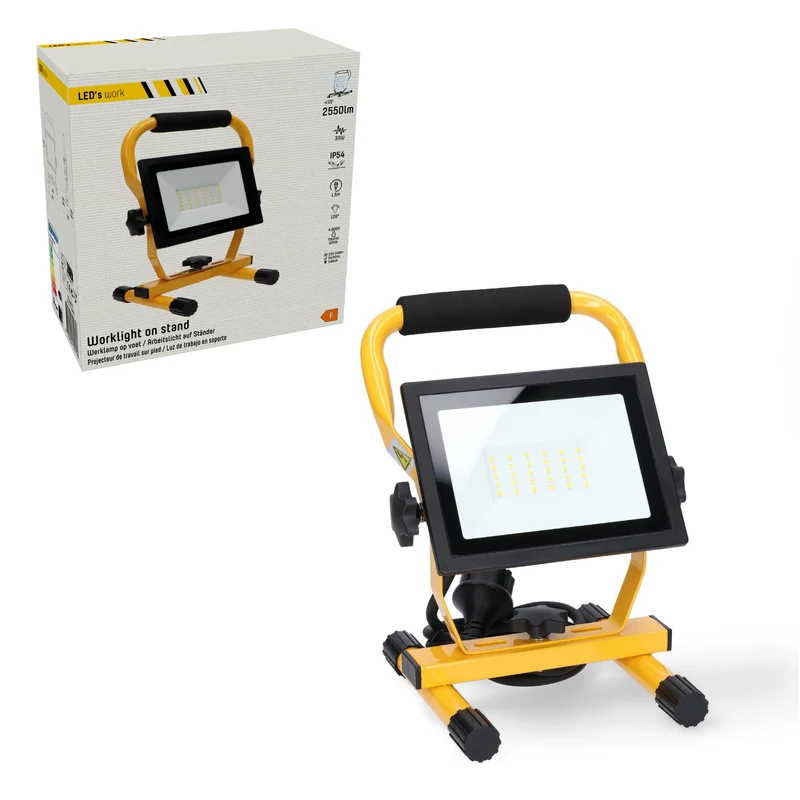 LED-Arbeitsstrahler 30W neutralweiß IP54 1,5 m Zuleitung - LED's Work