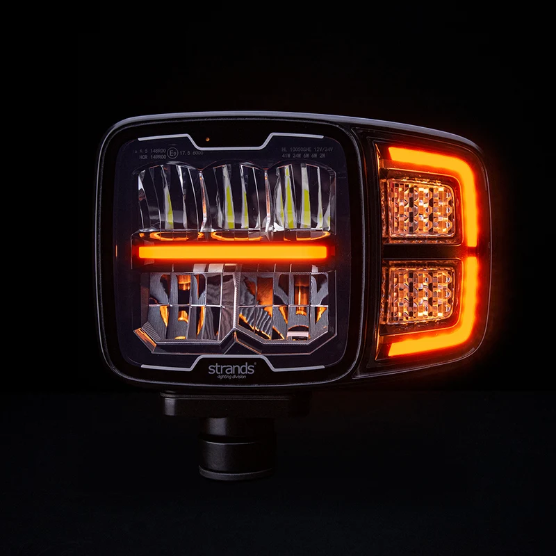 Strands HI-LO LED-Lampe mit Fernlicht, Abblendlicht und Blinker