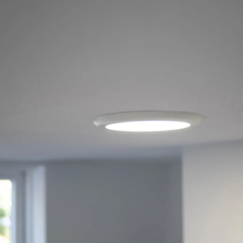 PRO LED Deckeneinbauleuchte ø 16 cm – Ultradünn – Dimmbares kaltweißes Licht – 12 W
