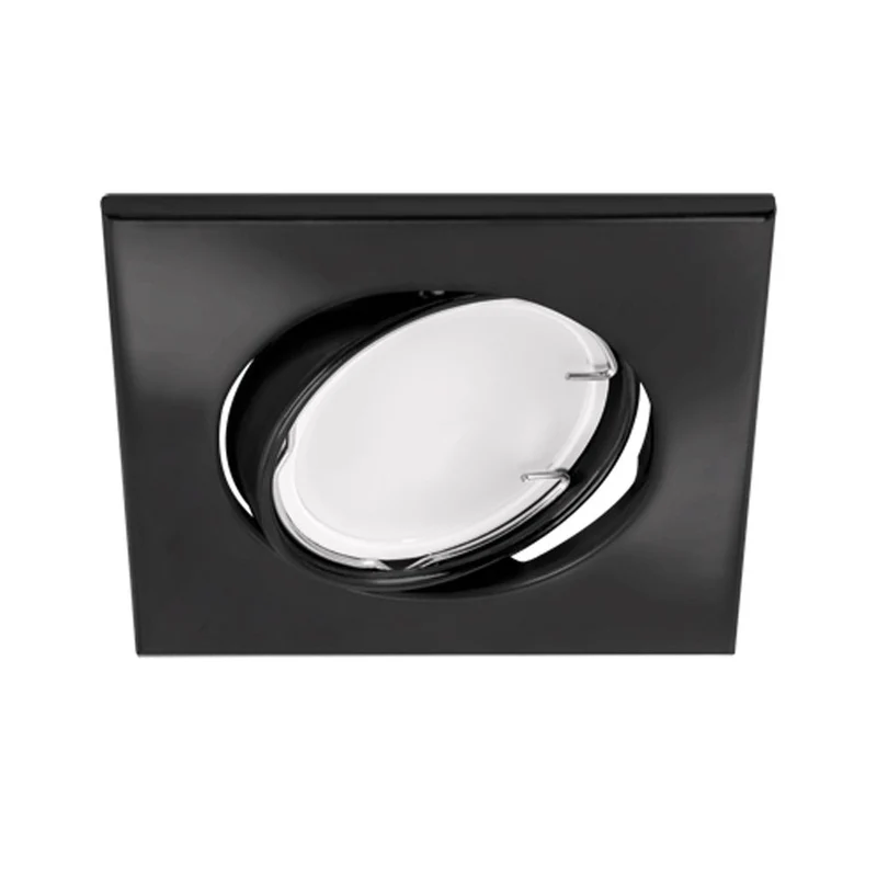 LED-Spot-Leuchte | Neigbar | Ø63mm | Quadratisch | Schwarz