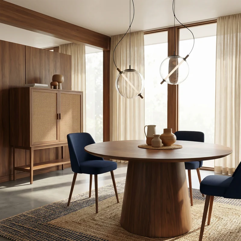 Elegante Hängeleuchte mit gedämpftem Licht im modernen Stil – Sérina