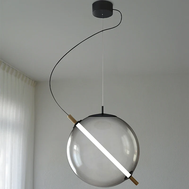 Elegante Hängeleuchte mit gedämpftem Licht im modernen Stil – Sérina