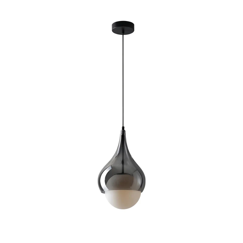 Geometrische Design-Hängeleuchte mit strahlendem Halo – Élios