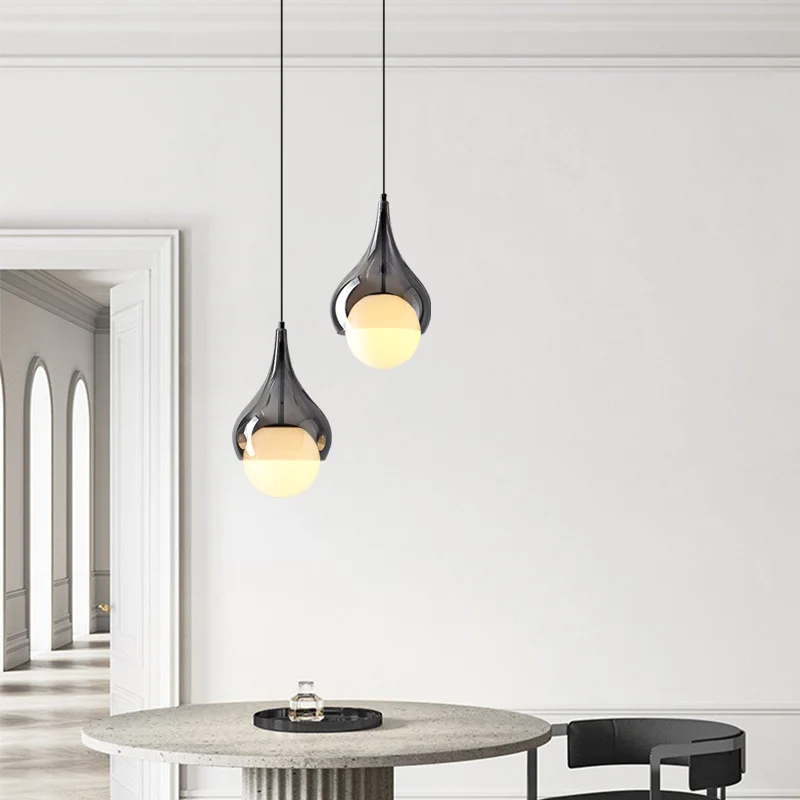 Geometrische Design-Hängeleuchte mit strahlendem Halo – Élios