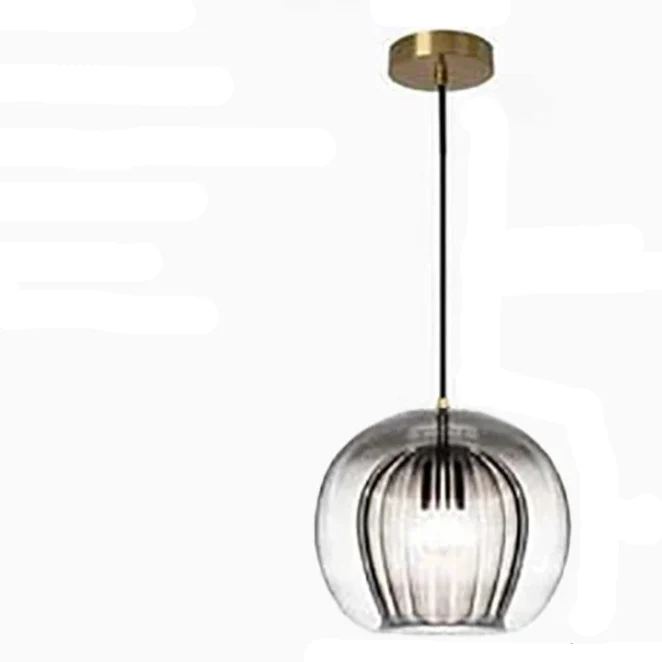 Moderne Glas-Hängelampe LED-Beleuchtung – Éclat Ambre
