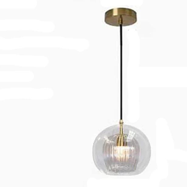 Moderne Glas-Hängelampe LED-Beleuchtung – Éclat Ambre