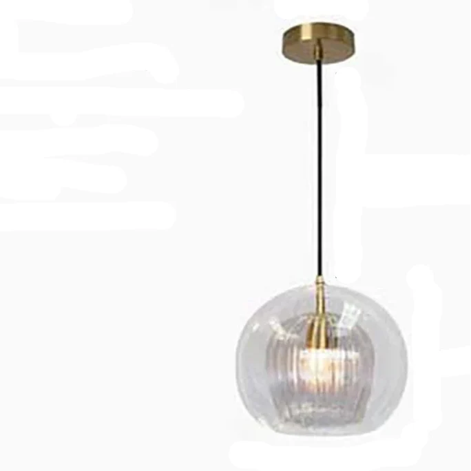 Moderne Glas-Hängelampe LED-Beleuchtung – Éclat Ambre