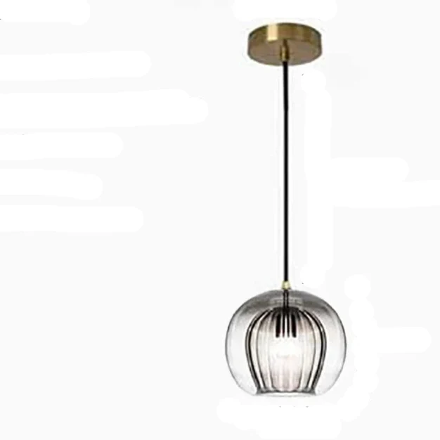 Moderne Glas-Hängelampe LED-Beleuchtung – Éclat Ambre