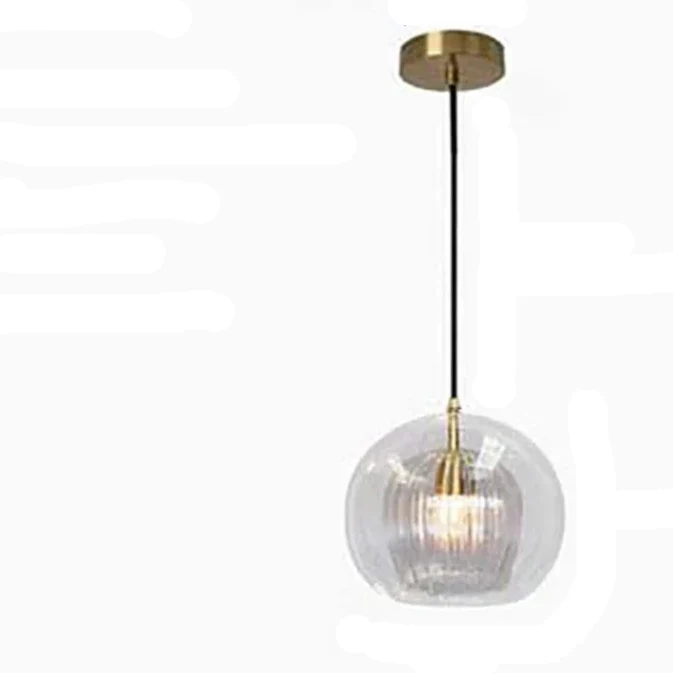 Moderne Glas-Hängelampe LED-Beleuchtung – Éclat Ambre