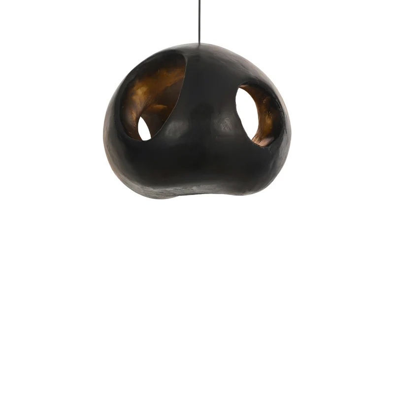 Design-Pendelleuchte mit Dimmer und eleganten Oberflächen – Lueur Obsidienne