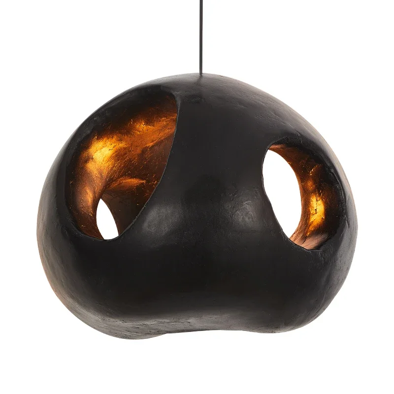 Design-Pendelleuchte mit Dimmer und eleganten Oberflächen – Lueur Obsidienne