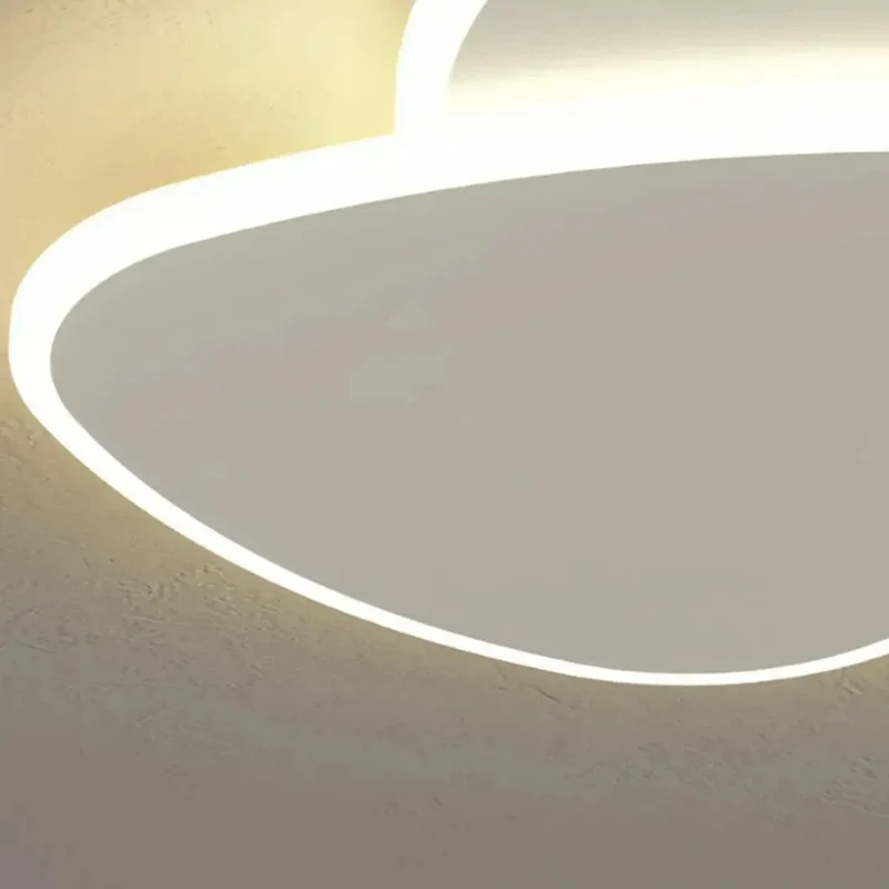 Moderne LED Deckenleuchte in Weiß – Dimmbar, für Schlafzimmer