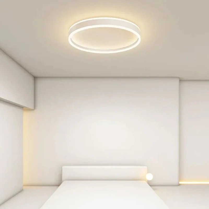 Moderne LED Deckenleuchte in Ringform, dimmbar ideal für Schlafzimmer