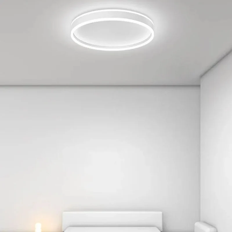 Moderne LED Deckenleuchte in Ringform, dimmbar ideal für Schlafzimmer