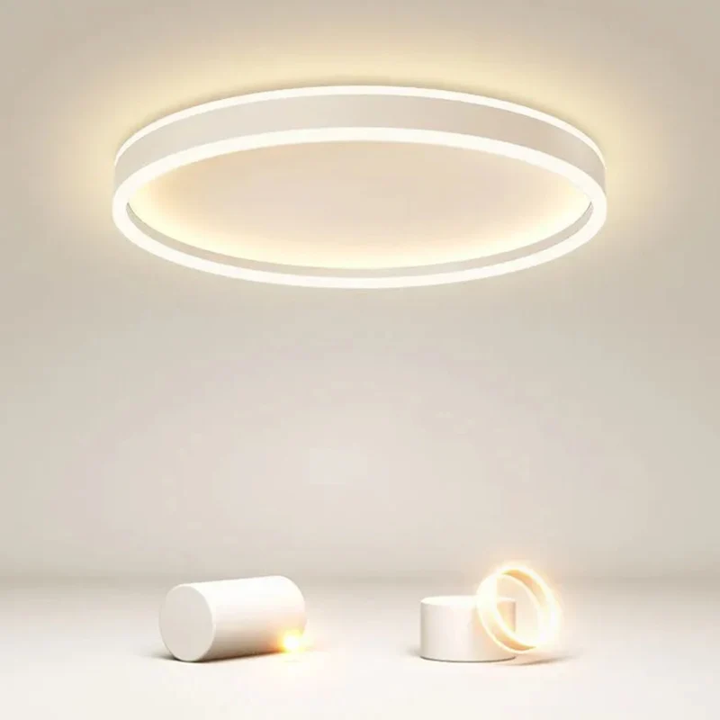 Moderne LED Deckenleuchte in Ringform, dimmbar ideal für Schlafzimmer