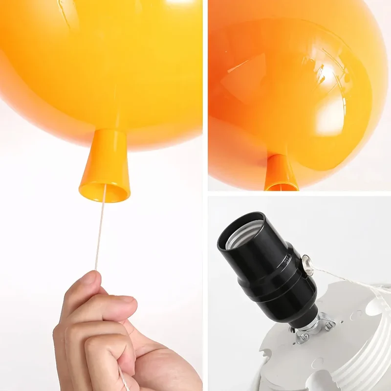 Moderne Kugel-Deckenleuchte im Ballon-Design für das Kinderzimmer