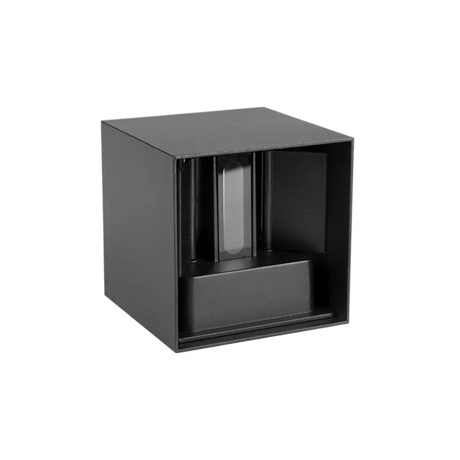 LED-Würfel-Wandleuchte | Dimmbar | IP44 | G9-Fassung | Anthrazit